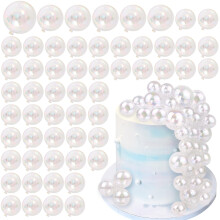 56 STK Clear Balls Cake Topper Bubble Mini Balloon Topper Ball Kagevalg til bryllupsdag Baby Shower F?dselsdagsfest