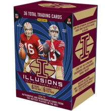 2023 Panini Illusions NFL Football Exklusive Sammelkarten-BLASTER-Box [6 Packungen]