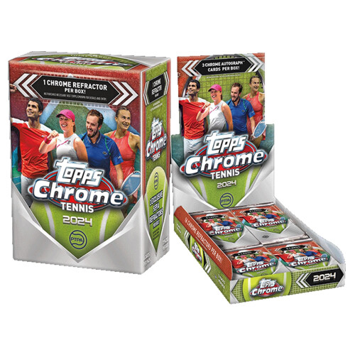 2024 Topps Chrome Tennis-ruilkaartblasterbox