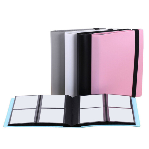 Trading Card Binder 9 Pocket,Side-Loading Card Album-Black 2