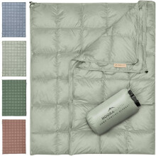 Noora North Down Campingdeken met voetenbak - Lichtgewicht inpakbaar Waterbestendig Backpacken Quilt & Warm Puffy Compact Outdoor Throw - 52x77 m