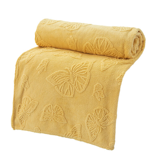 Cozy Up with Soft Microfiber Blanket,-Beautiful yellow Style 2