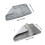 USB Power Heating Pad, Soft Mini Blanket-Gray without buttons 4