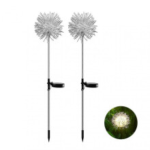 (style4842) Solar Garden Light Outdoor Dandelion Garden Balcony Decoration Layout Inserted Lawn Lights