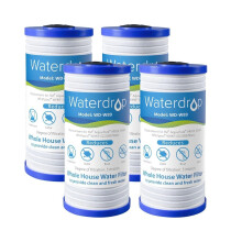 Vanddr?be 4,5"" x 10"" AP810 hele huset 5 mikron vandfilterpatron Sediment Vandfilter udskiftning Pakke med 4