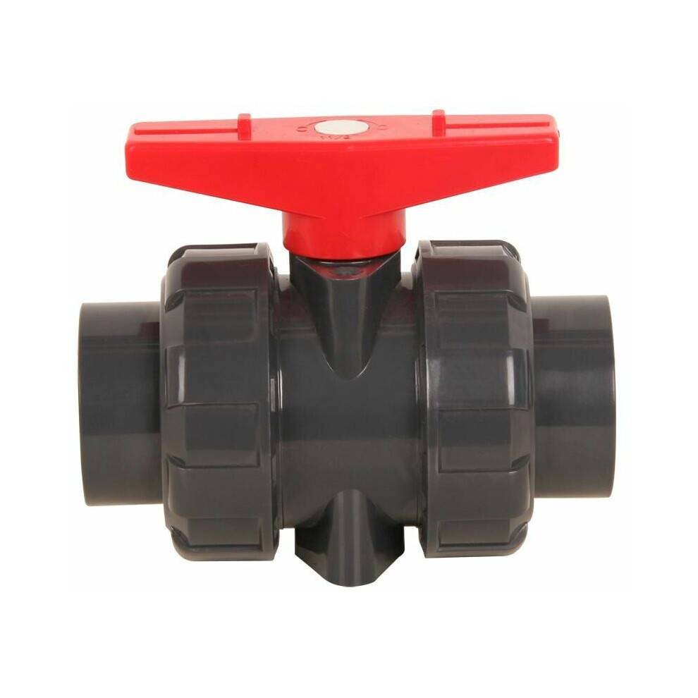 True Union Ball Valve, Dn20 (Internal Diameter 25Mm) High Pressure Resistance & Professional Quality Pvc Product For Commercial Plumbing, Full Port De 9489125548788