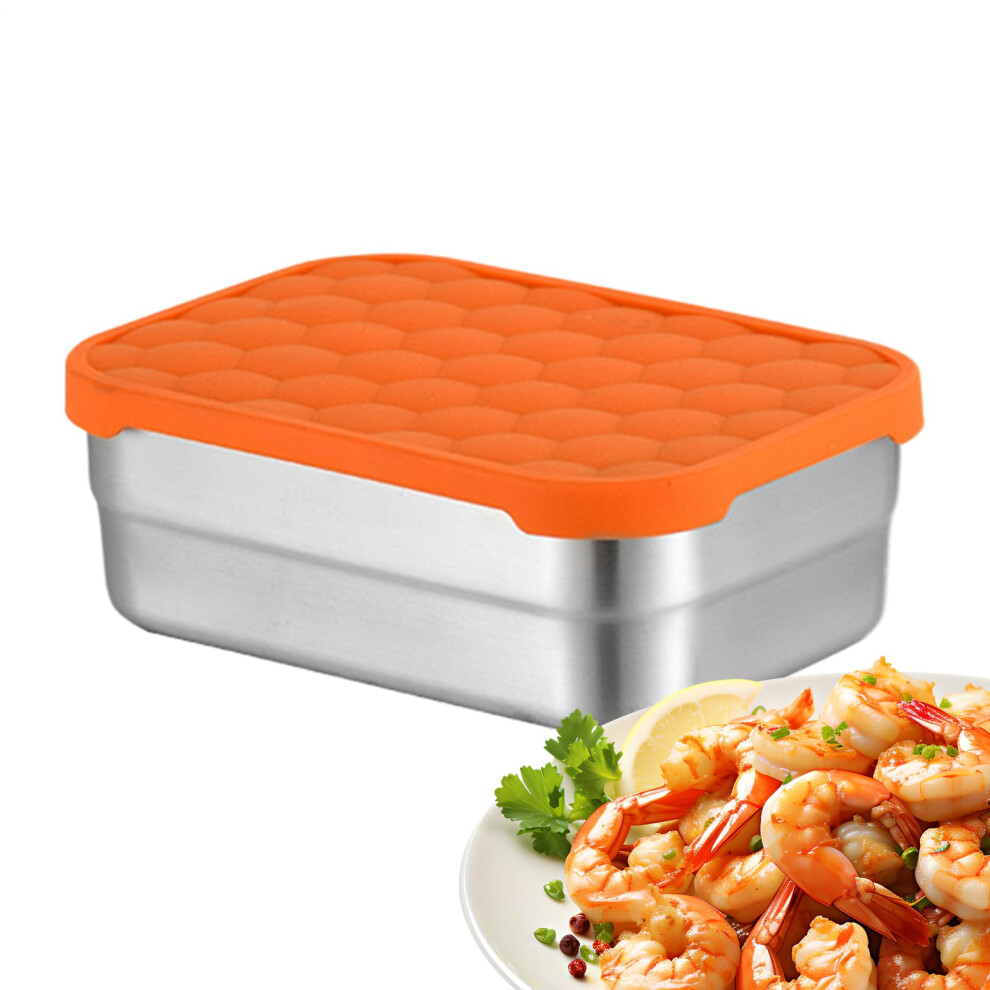 Toddler Snack Containers Easy Open Leakproof 720ml Rectangle Lunch Containers For Camping Picnic Beach Travel Outdoor
