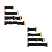 Produkty Mytee (8 kusu) Upevnovac popruhy na bungee E-Track Ruzn dlky pro zajiten nstroju k priloenm stenm prvesu 2palcov cern popruh