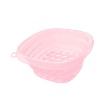Quick Cooling Foldable Face Ice Bath Bowl with-Pink color