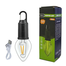 (T03) Rechargeables Hangings Camping Lamp Integrated Light Three Lighting Modes LED Flashlight Camping Tent Lamp for Outdoor