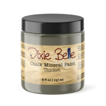 Dixie Belle Paint Company Chalk Finish Furniture Paint - Gąszcz (8 uncji) - Matte Chic Chalk Mineralna farba do mebli DIY