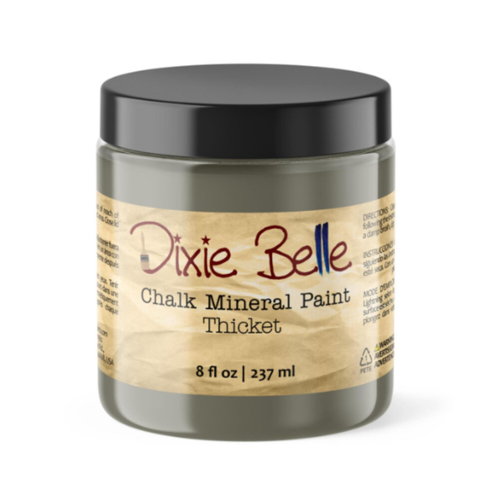Dixie Belle Paint Company Chalk Finish Furniture Paint - Thicket (8Oz) - Matte Chic Chalk Mineral Diy Furniture Paint 850066790571