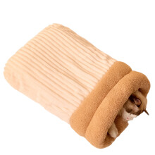 Winter Warm Cats Sleep Bag Resting Hideouts Pet Cats-White L