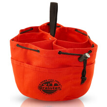 Graintex 18 Pockets Grab Bag Rip-stop Canvas Drawstring Closure Small Part Organizer Pouch Small Tools Screws Parts Parachute Tool Bag for Effic