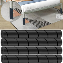 T?beskyttere 9,5"""" Foam Bed Ben Covers Ingen kl?bemiddel Forhindrer t?stumpning (sort 8 stk)
