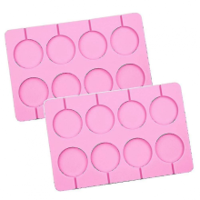 Silikon-Lutscherformen, große Formen für 8 Lutscher, ideal für Lutscher und Schokolade