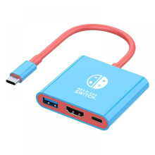 3-in-1 Tragbarer Switch-TV-Dock-Adapter, kompatibel mit OLED-Fernsehern, unterstützt den Switch-TV-Modus