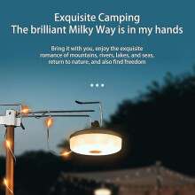 (coloured light8m) Outdoor Waterproof Portable Stowable String Light Camping String Lights-eyzi