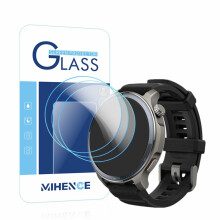 Ochraniacz ekranu MIHENCE kompatybilny z zegarkiem Amazfit Balance 2 Smartwatch 9H folia ochronna ze szkła hartowanego (3 szt.)