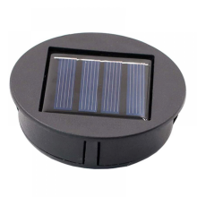 2er-Pack Ersatzaufsätze für Solarlaternen, wasserdichte runde Solarlaternen