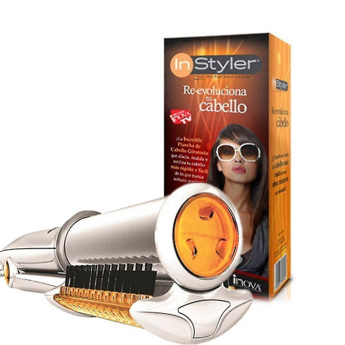 2-in-1 Haarglätter, professionelles Styling-Multitool mit Bürste und Lockenstab 2