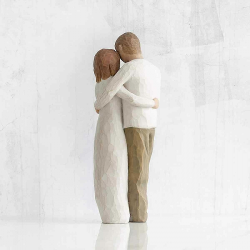 Unser Geschenk, Skulptur, handbemalte Figur 2