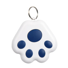 Anti Lost Tracking Device Cat Claw Shape Dark Blue Long Standby Wireless Phone Finder For Locating Kids Pets