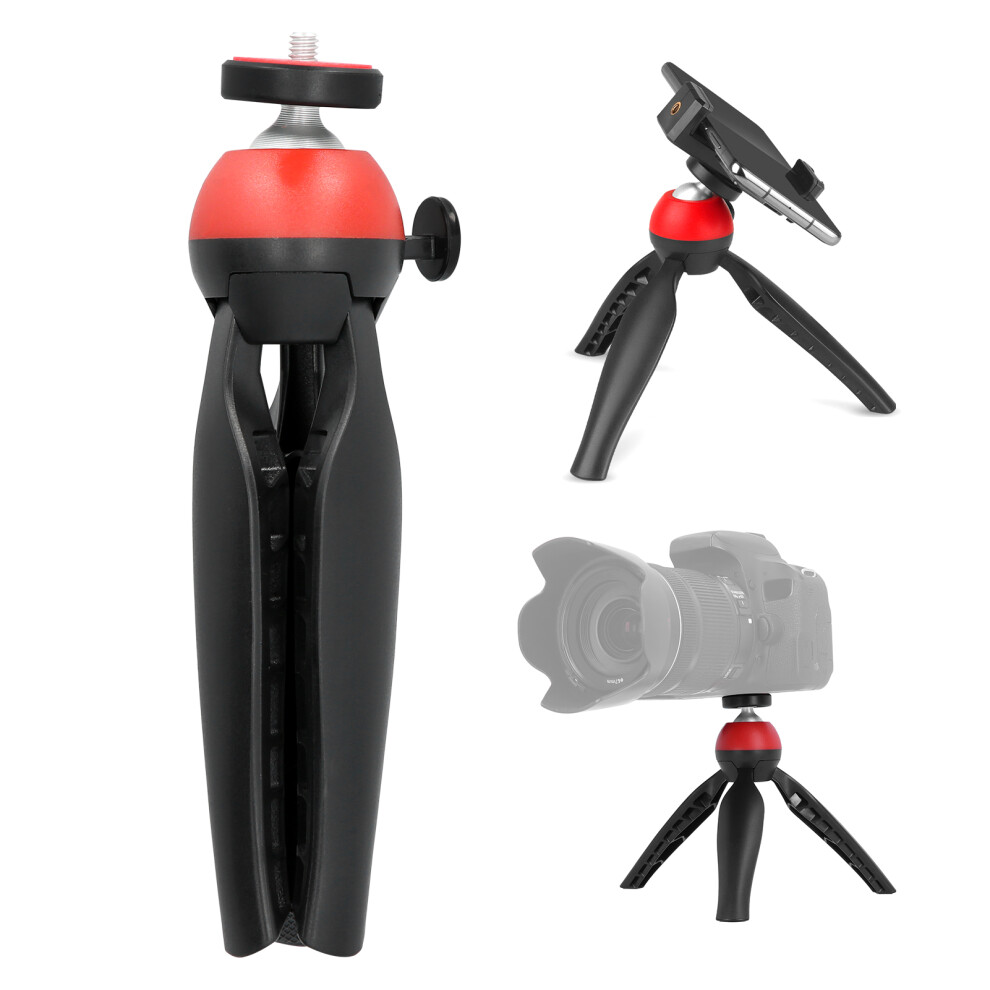 1/4In Tripod Phone Stand For Cameras & Smartphones, 13Cm Height Red 4201363971952