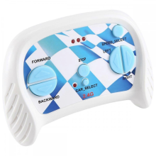 Kinder-Elektroauto mit 2,4-GHz-Bluetooth-Fernbedienung, blaue Steuerung für Kinder-Elektrofahrzeuge