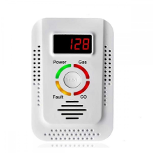 Erdgas- und Kohlenmonoxid-Detektor (CO-Detektor) für die Küche – EU-Stecker