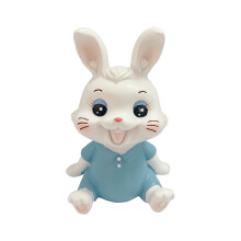 Easter Gifts Ceramic Rabbit Ornaments Decorative Carrot Statues Resin Bunny Figurines Vibrant Multicolor Home Decor Accessories Spring Celebration