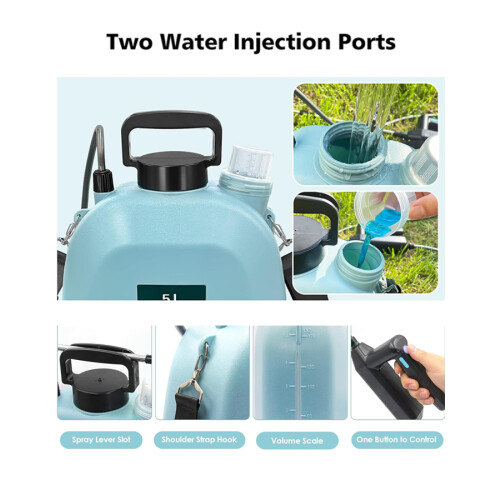 Spray Master, Ψεκαστήρας με μπαταρία και επαναφορτιζόμενη λαβή, ανθεκτικός και 2
