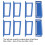 Ventilator Ultra Feine Filterwatte 03# Packung mit 8 - Wiederverwendbare & Einweg-Filter 8