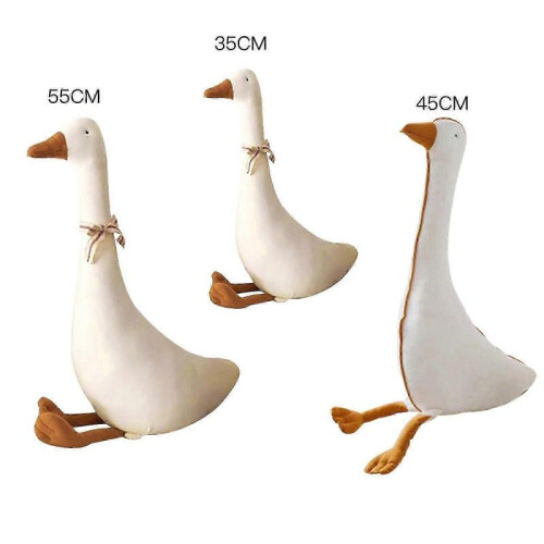 (45CM, White) 55cm Stuffed Goose for Kids' Room and Decor 1