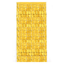 Gold Fringe Curtain For Photo Background Party Atmosphere Handicrafts Design Foil Tinsel Curtain Ideal For Doorway Curtain Wedding Decoration Elegant