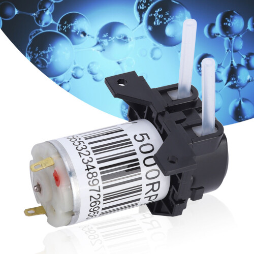 Self Priming Peristaltic Pump for Analytical Systems, Adjustable Flow Rate with Reversible Flow Direction, Compact and Dependable Design for Viscous L 2
