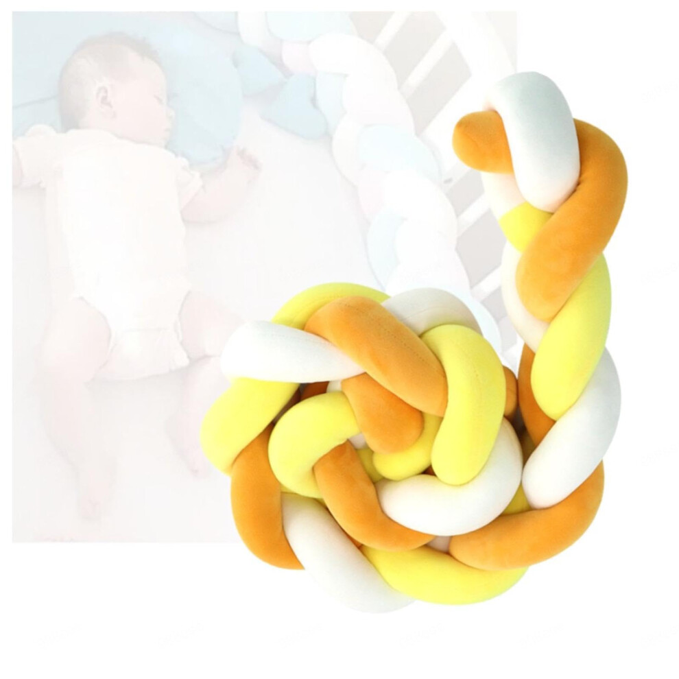 NonToxic Breathable Cocoon Cot Bumper, Handcrafted, 100cm/200cm/300cm/400cm Lengths, Model K200Cm Cotton Safety Bumper