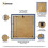(12x12 Inch) Square Size Blue Picture Frame Wall Art Frames Flat Wooden Effect Poster Frame 8