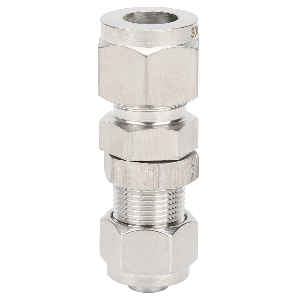 4Pcs Stainless Steel 2ÂTouch Bulkhead Compression Fittings 10X8 9461363974055
