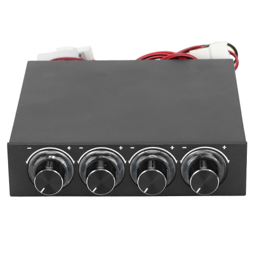Køleventilatorcontroller Humaniseret støjreduktion Multifunktionel PWM-hastighedscontroller 5V-12V
