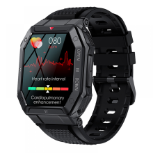 K55 1,85" IPS Smartwatch mit Bluetooth-Anruffunktion, Musikwiedergabe, Outdoor- und Multisportmodus, Gesundheitsuhr mit Herzfrequenzmessung,
