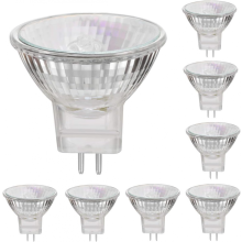 (35W) 12V 35W Halogenlampen GU5.3 Spot-Sockel, warmweiß, dimmbar, 8er-Pack
