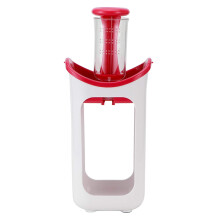 Squeeze Station Press & Store System Squezer ABS Material Blue Includes 10 Bags Easy Use Home Rose Red