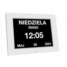 Digitaler Kalender, Uhr in Polnisch, Elektronischer Wecker, Medikamente, 8 Sprachen