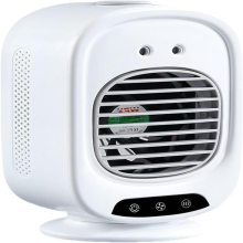 Tragbarer Ventilator | USB-wiederaufladbar, leise Kühlung | Multifunktionaler, leiser Ventilator mit 3 Modi für Reisen, Camping, Schreibtisch