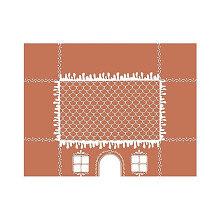 Spiced Cake House Christmas Tablecloth, Family Gatherings,-A