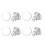 Magnetic Curtain Clip For Windproof Stability-4 pairs 17MM 1