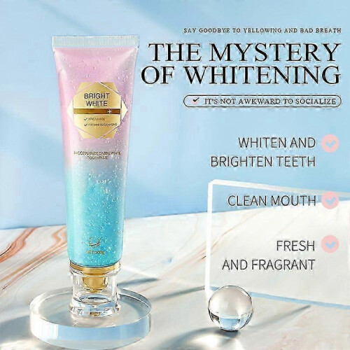 Nicotinamide Dazzle White Toothpaste, Dazzling Whitening Toothpaste Fresh Breath Stain Removal Toothpaste 1