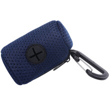 Practical Dog Poop Bag Dispenser Outdoor Poop Waste-Navy blue