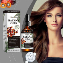 Batana hair care essential oil, gentle moisturizing care essence, dry hair and frizz smoothing care essence